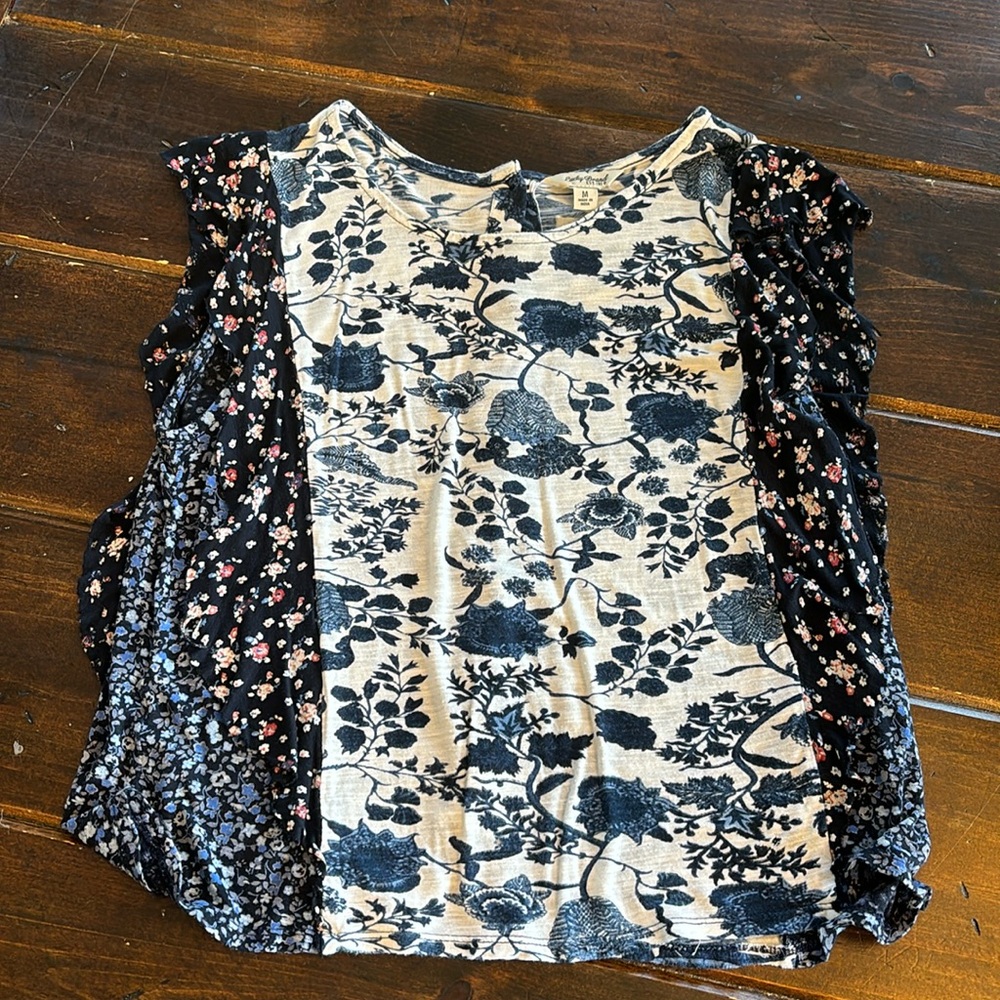 Lucky brand floral shirt